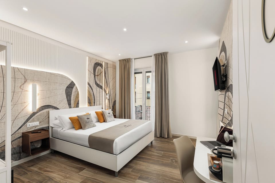 Superior Double Room, Balcony, City View | Premium bedding, down comforters, memory foam beds, in-room safe