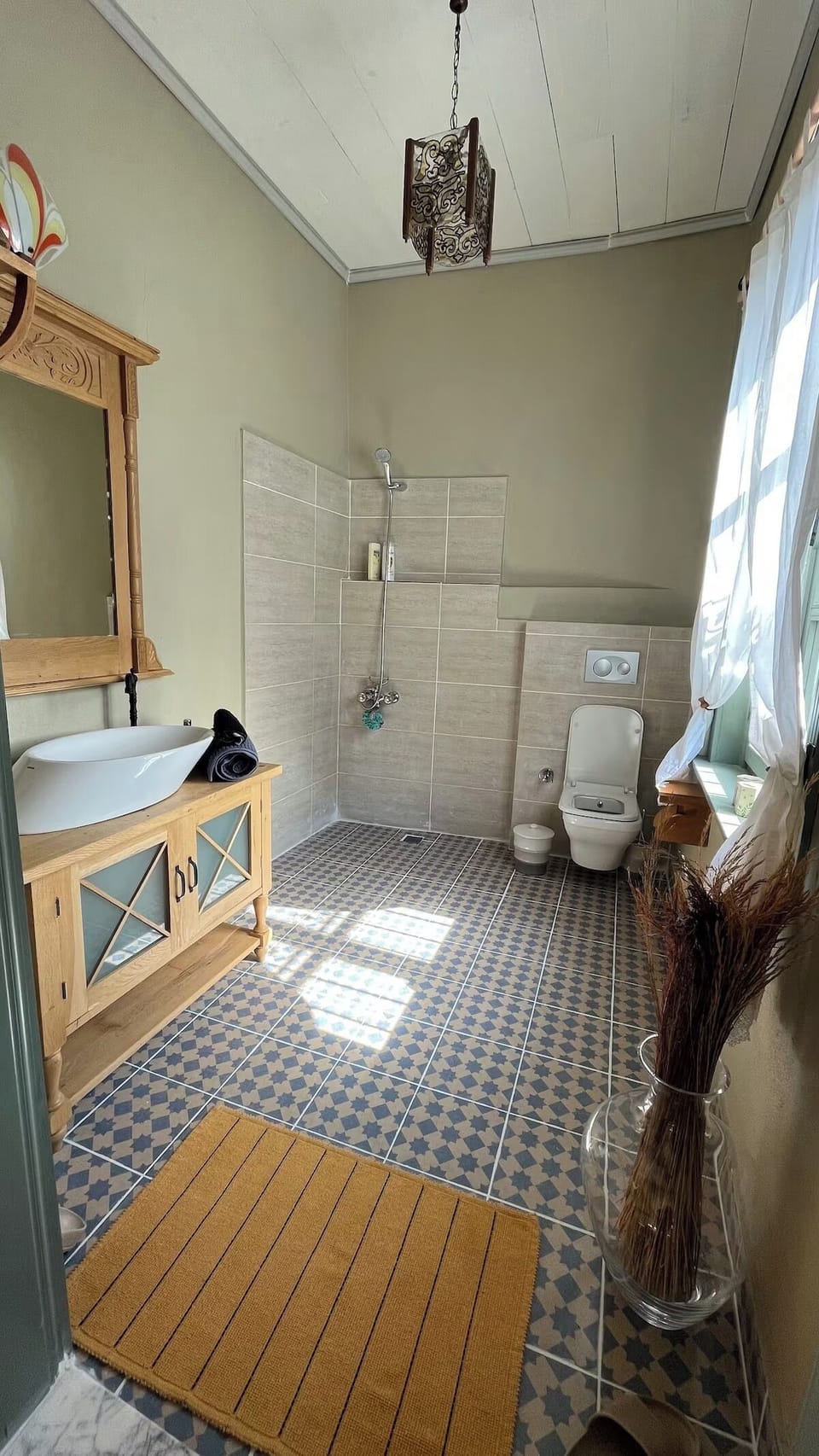 Double Room, Mountain View | Bathroom | Hair dryer, bathrobes, towels, soap