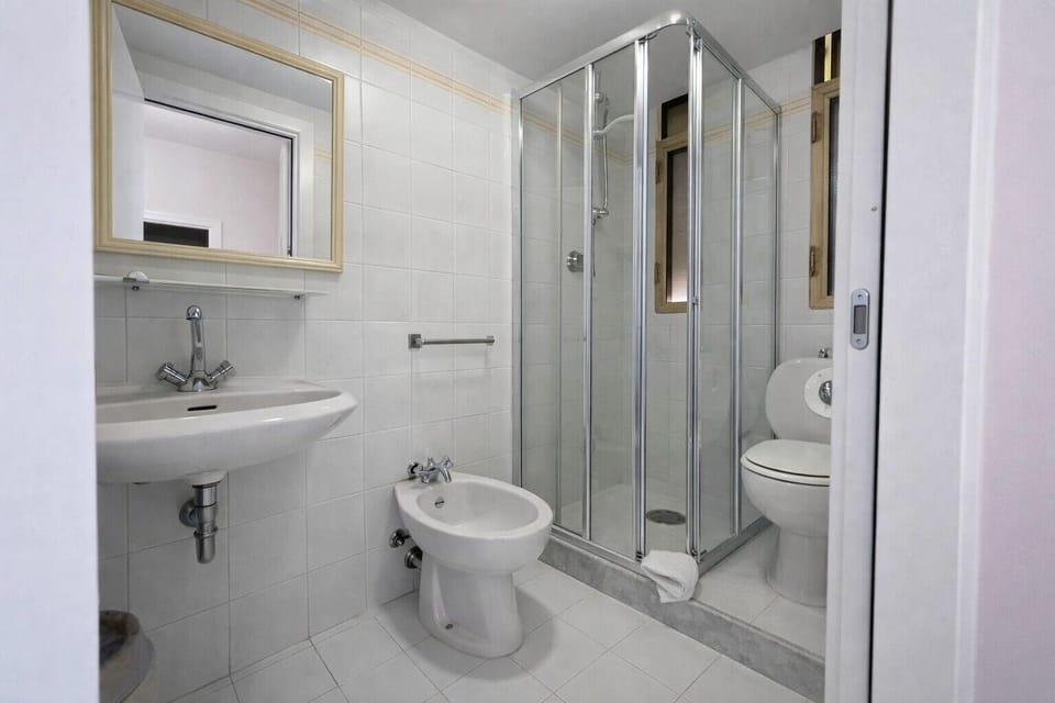 Free toiletries, hair dryer, towels, toilet paper