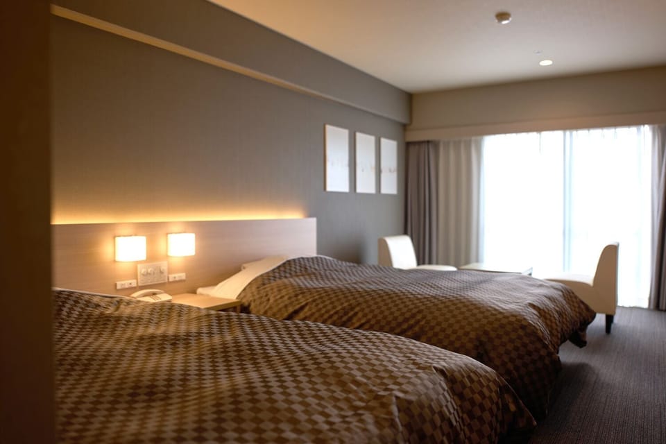Twin Room, 2 Double Beds | In-room safe, desk, laptop workspace, WiFi (free)