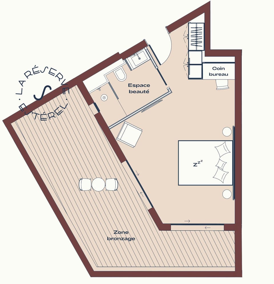 Deluxe Terrace with Sea View | Floor plan