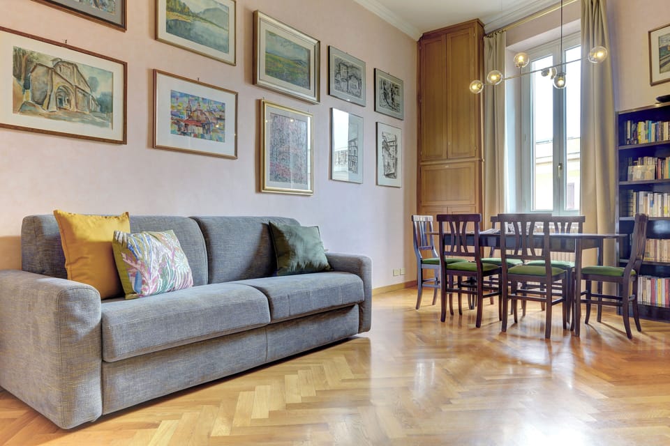 Apartment, City View | Living area