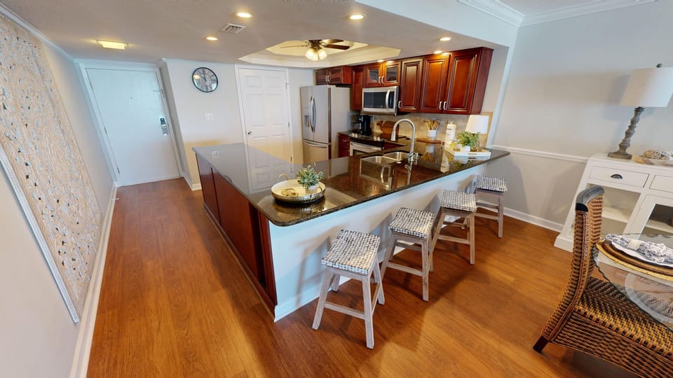 Condo, 2 Bedrooms | Private kitchen | Coffee/tea maker, fridge, oven, toaster