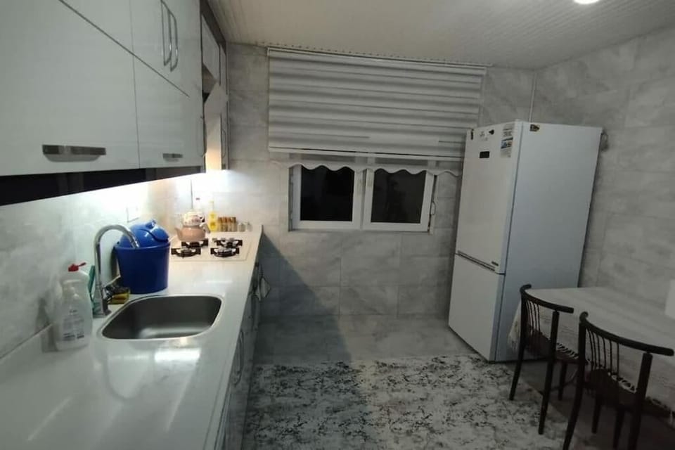 Apartment, City View, Garden Area | Private kitchen
