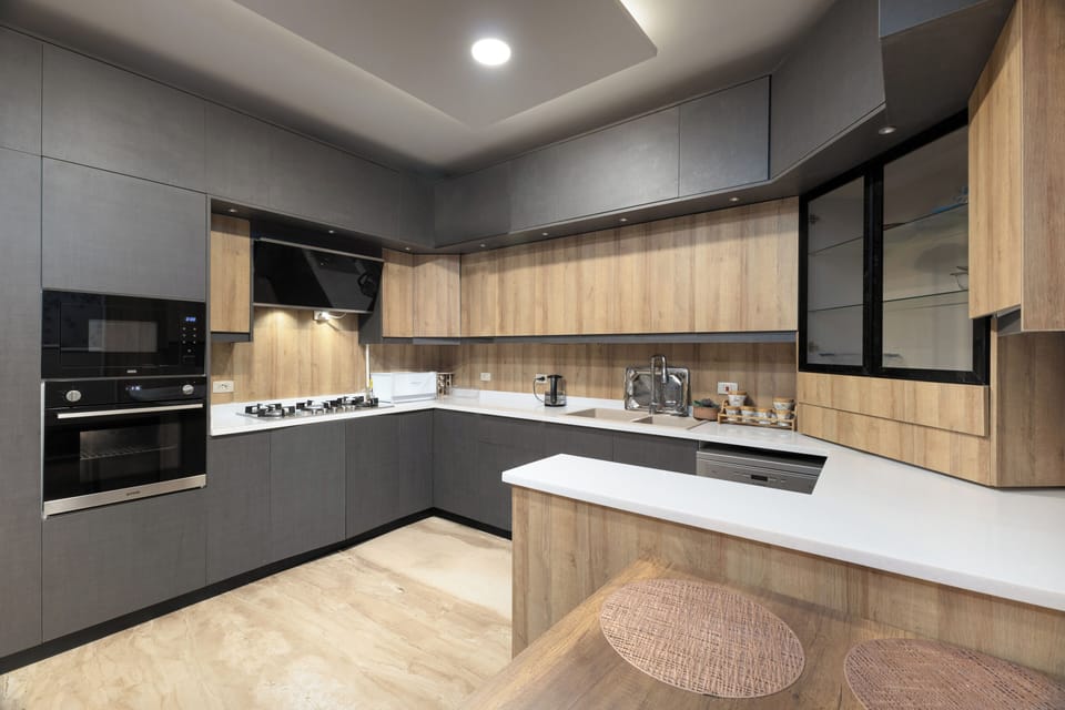 Exclusive Villa, Private Pool, Garden View | Private kitchen | Full-size fridge, microwave, oven, stovetop