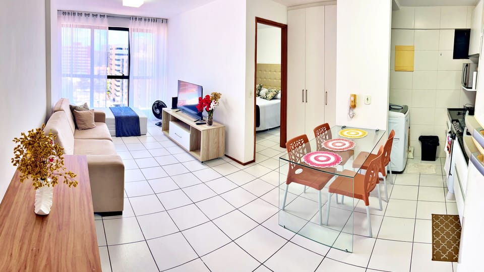 Basic Apartment | Living area | Flat-screen TV