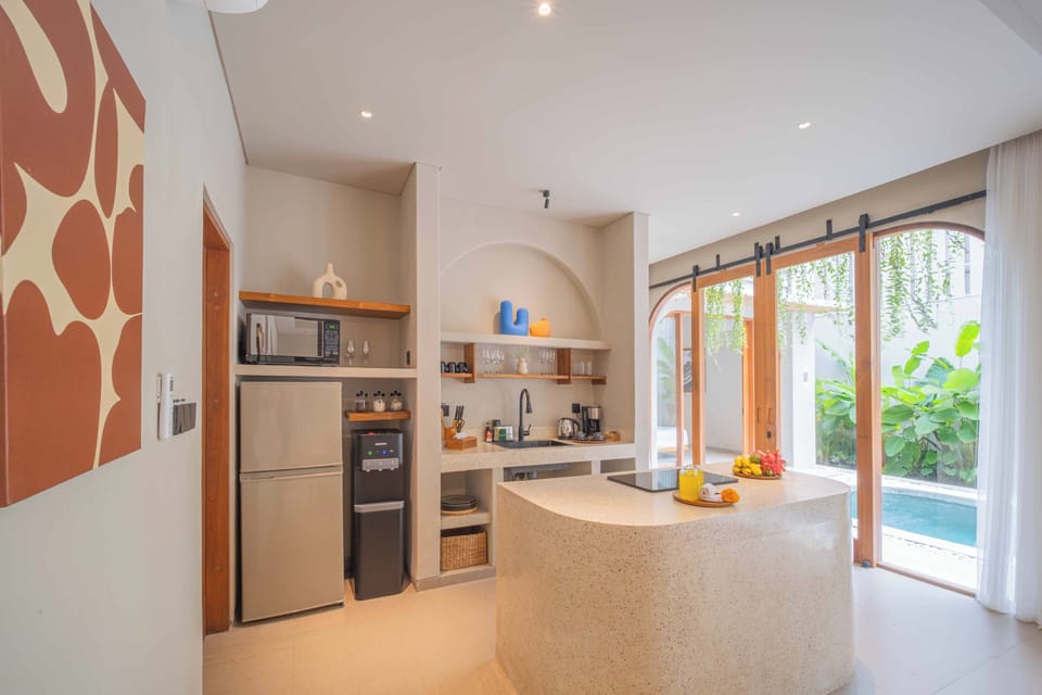 Shared fridge, cleaning supplies