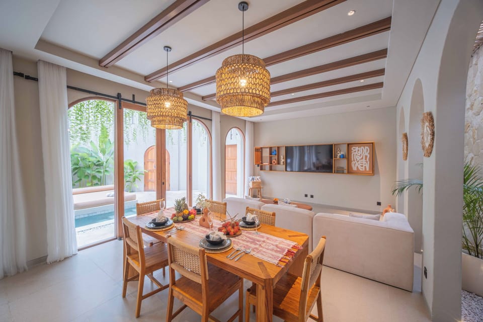 Luxury Villa, 3 Bedrooms, Pool View | Living area