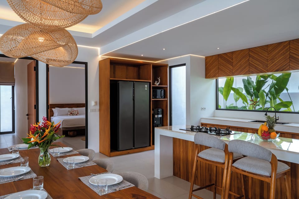 Comfort Villa, Garden View | Private kitchen | Fridge, stovetop, cookware/dishes/utensils