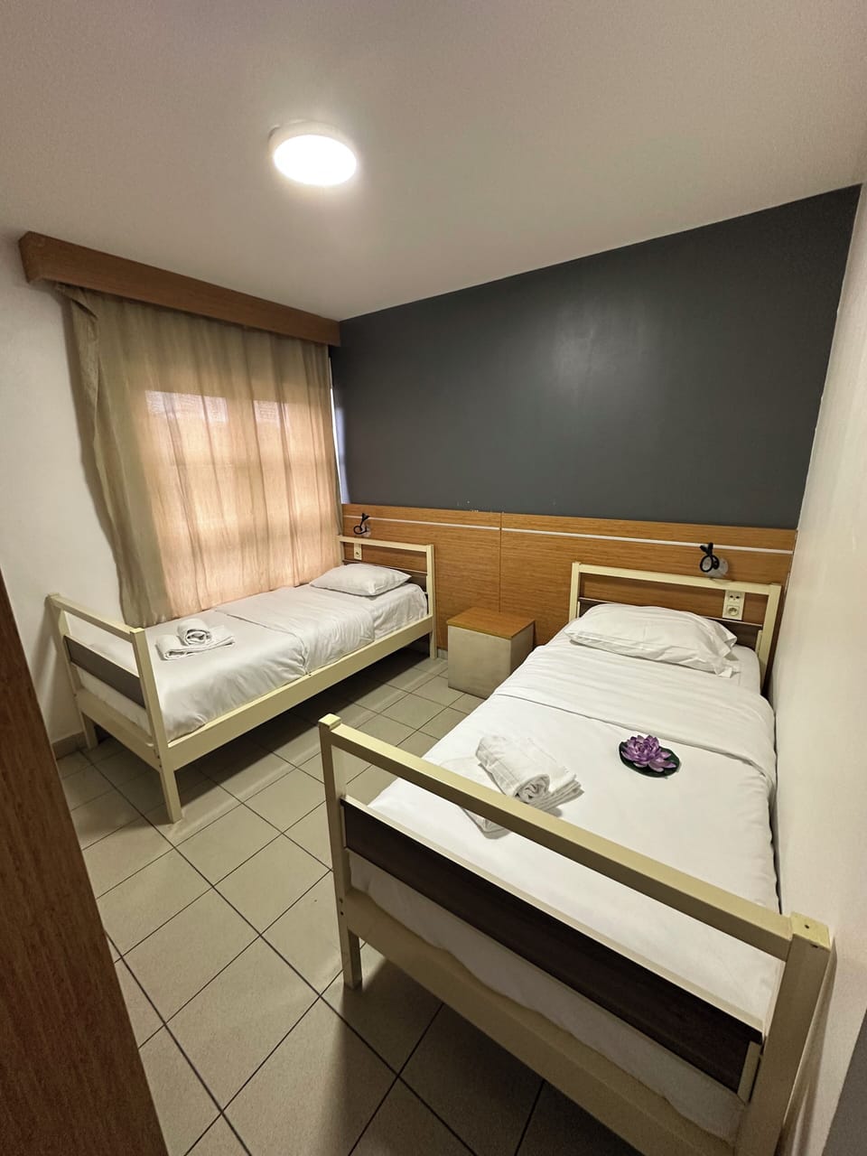 Classic Twin Room, City View | Bed sheets