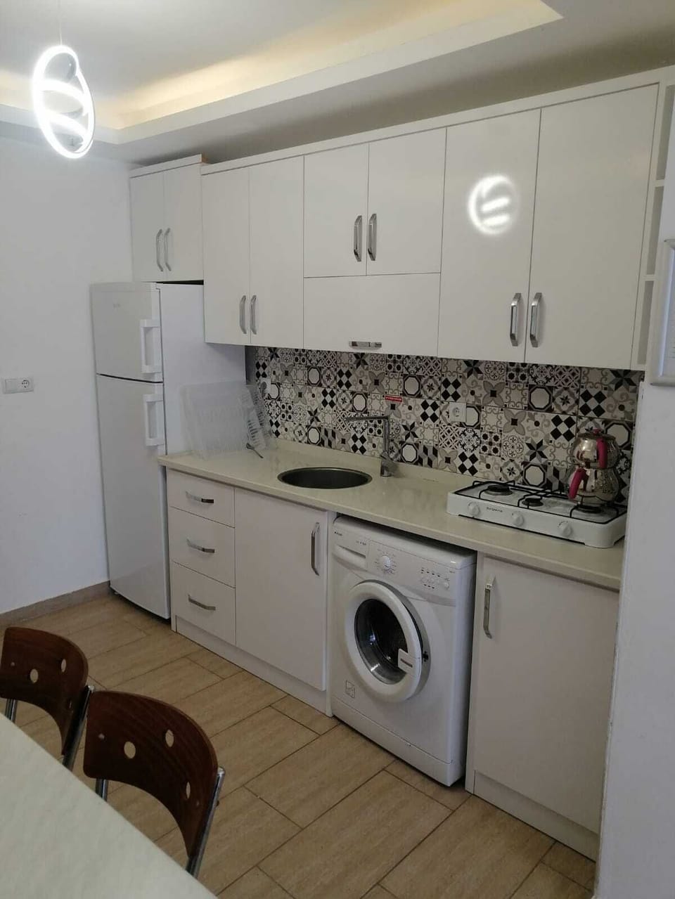 Classic Apartment, Garden View | Private kitchen | Full-size fridge, stovetop, cookware/dishes/utensils