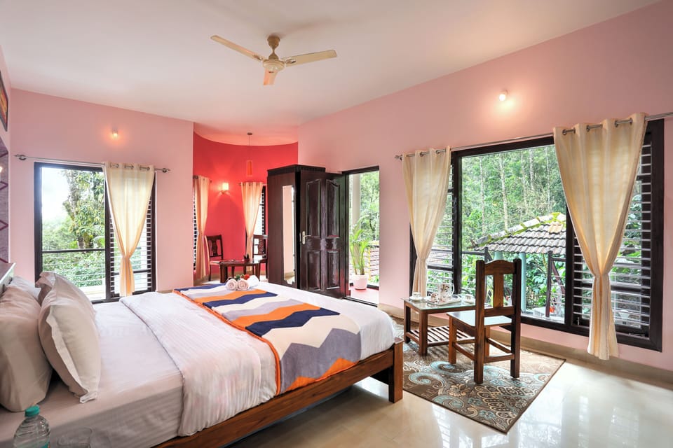 Quadruple Room, Balcony, Garden View | View from room