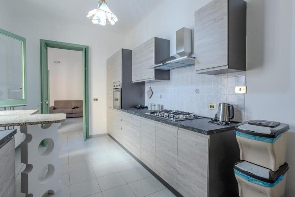 Full-size fridge, microwave, oven, stovetop