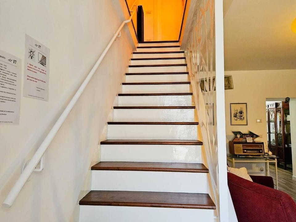 Handrails in stairways