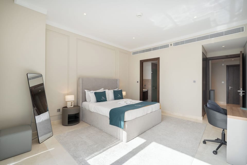 Deluxe Apartment, City View | In-room safe, desk, laptop workspace, iron/ironing board