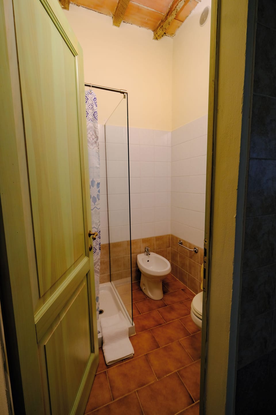 Comfort Room, Patio, Garden View | Bathroom | Shower, hair dryer, bidet, towels
