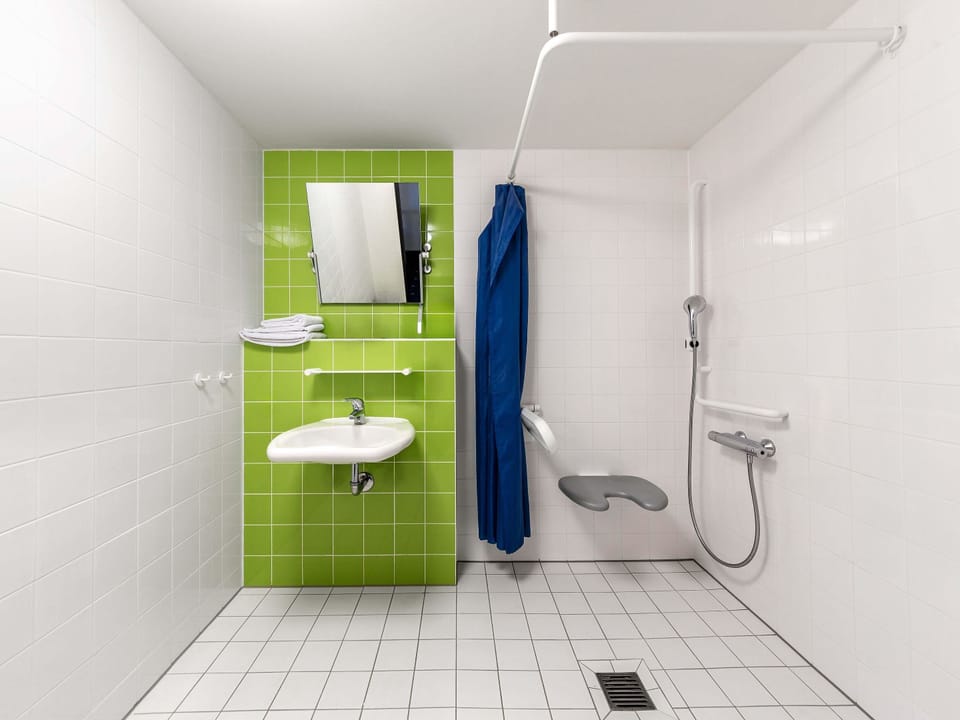 Shower, hair dryer