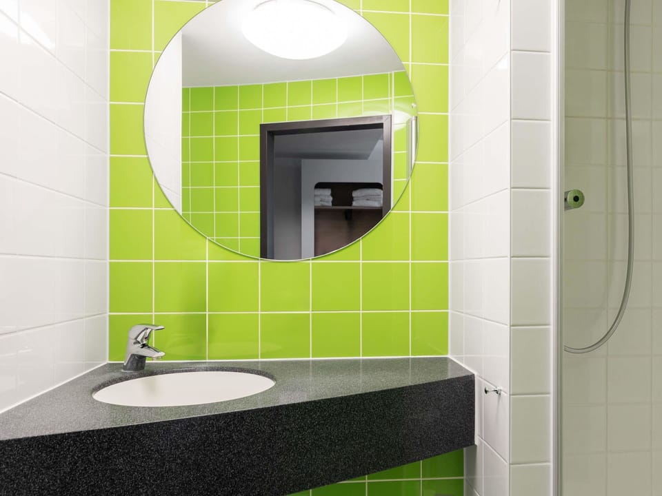 Shower, hair dryer