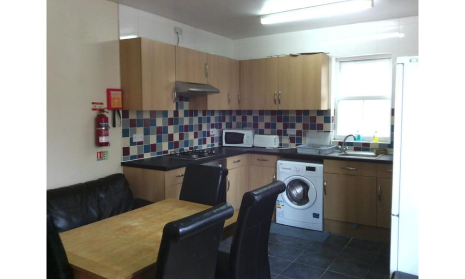 Shared fridge, microwave, electric kettle