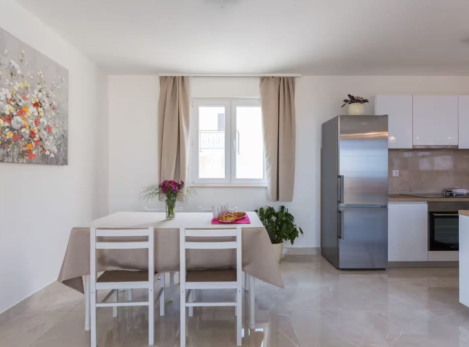 House (Two Bedroom Holiday Home with Terrace) | Private kitchen | Fridge