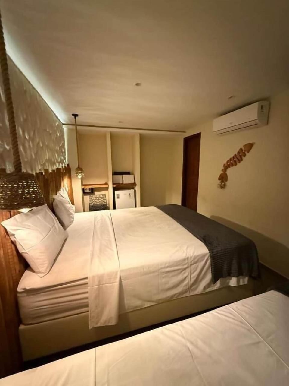 Comfort Triple Room, Courtyard View | Minibar, in-room safe, desk, laptop workspace