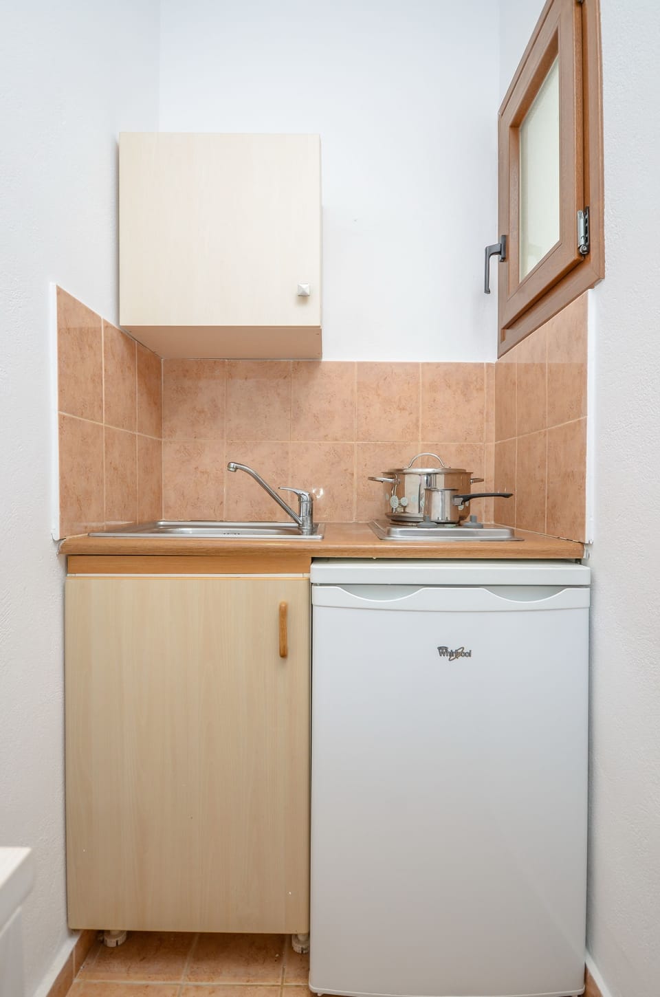 Basic Apartment, 2 Bedrooms | Private kitchenette | Coffee/tea maker, full-size fridge