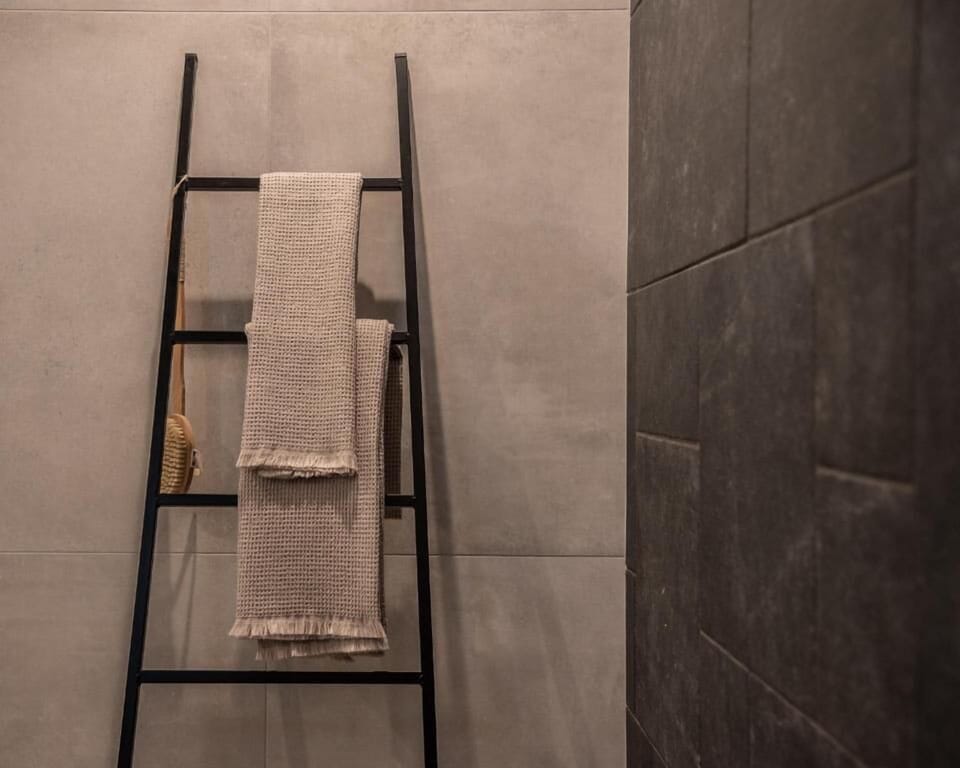 Shower, free toiletries, hair dryer, bathrobes