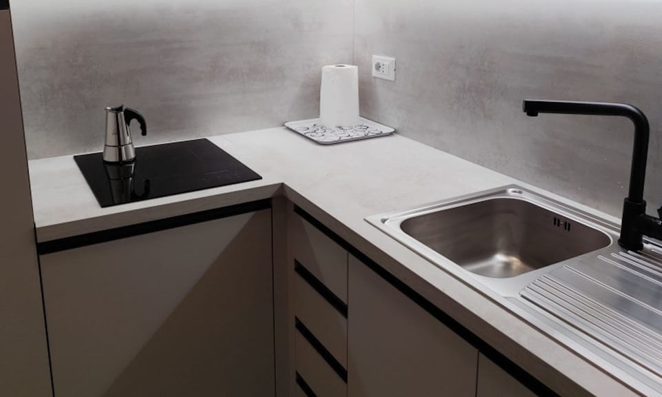 Apartment, 1 Bedroom, Balcony, City View | Private kitchen