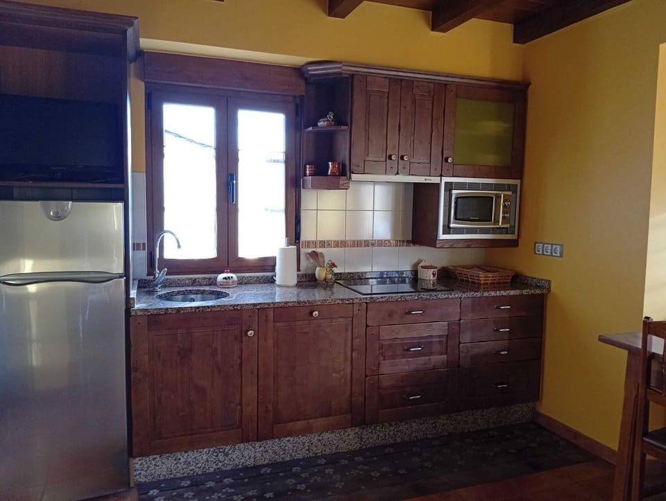 Apartment, Balcony, Garden View | Private kitchen