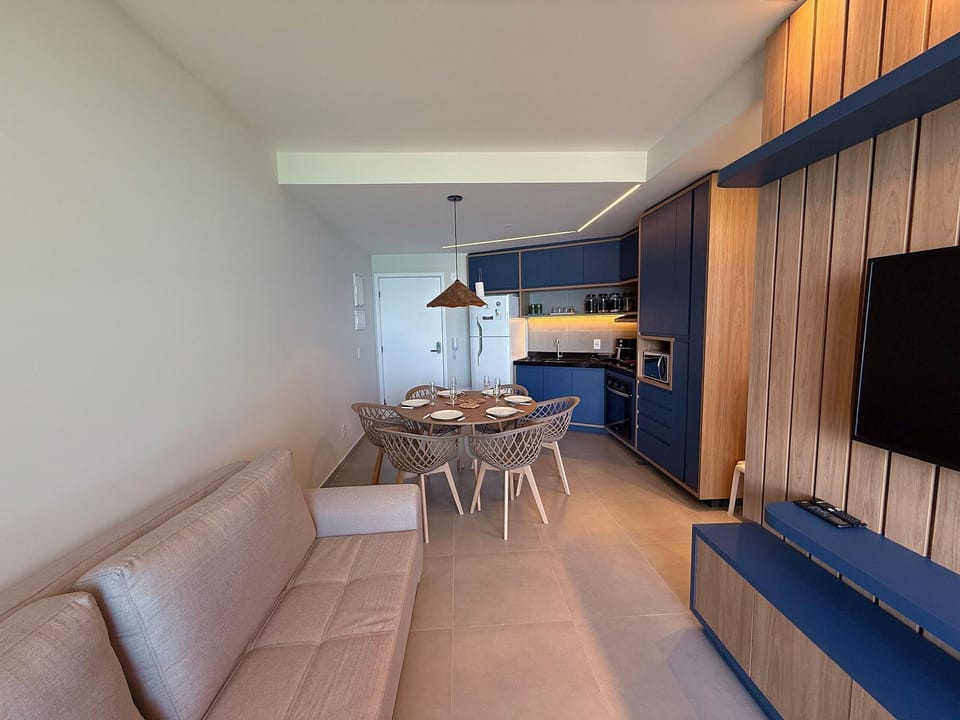 Basic Apartment | Living area | 30-cm TV with cable channels