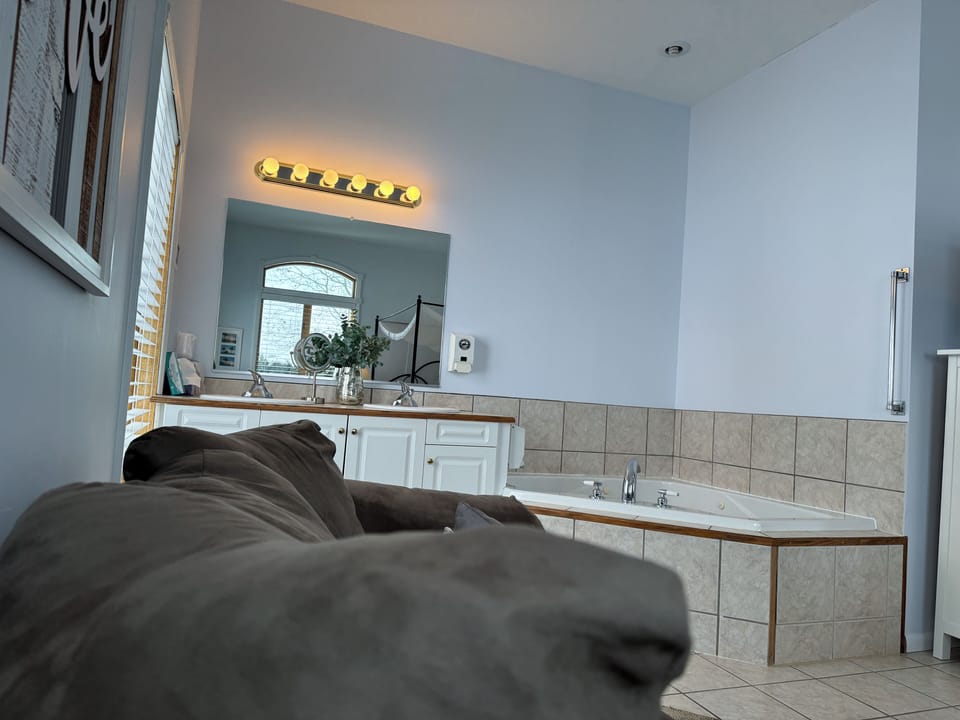 Room, Jetted Tub | Iron/ironing board, free WiFi