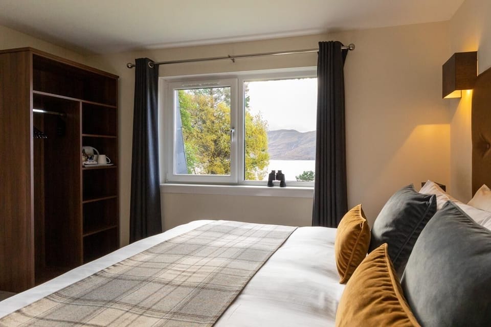 Superior Double Room, Loch View | Egyptian cotton sheets, premium bedding, individually decorated