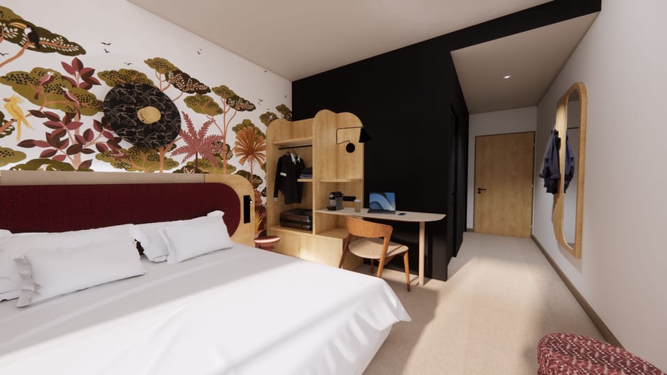 Standard Room, 1 Queen Bed, Balcony | Premium bedding, individually decorated, individually furnished