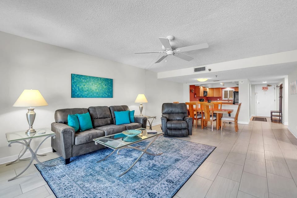 Condo, Multiple Beds (Reflections On The Gulf #502 - Paradi) | Living area
