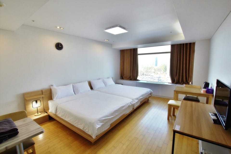 Superior Twin Room, 2 Queen Beds, Non Smoking, City View | Premium bedding, pillowtop beds, desk, blackout drapes
