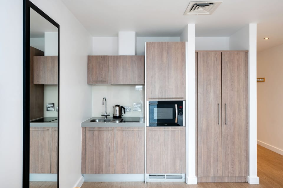 Studio | Private kitchenette | Fridge, microwave, oven, stovetop