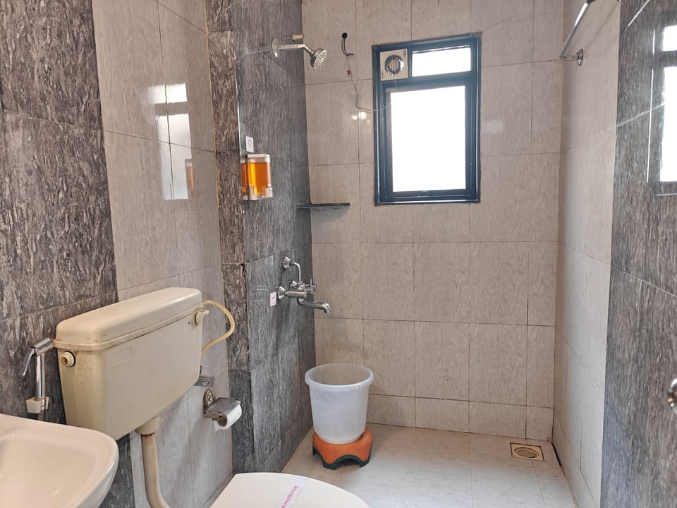 Deluxe Double Room | Bathroom | Shower, towels, soap, shampoo