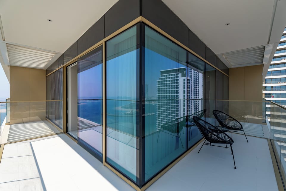 Premium Apartment, 1 Bedroom, Balcony, Partial Sea View | Terrace/patio