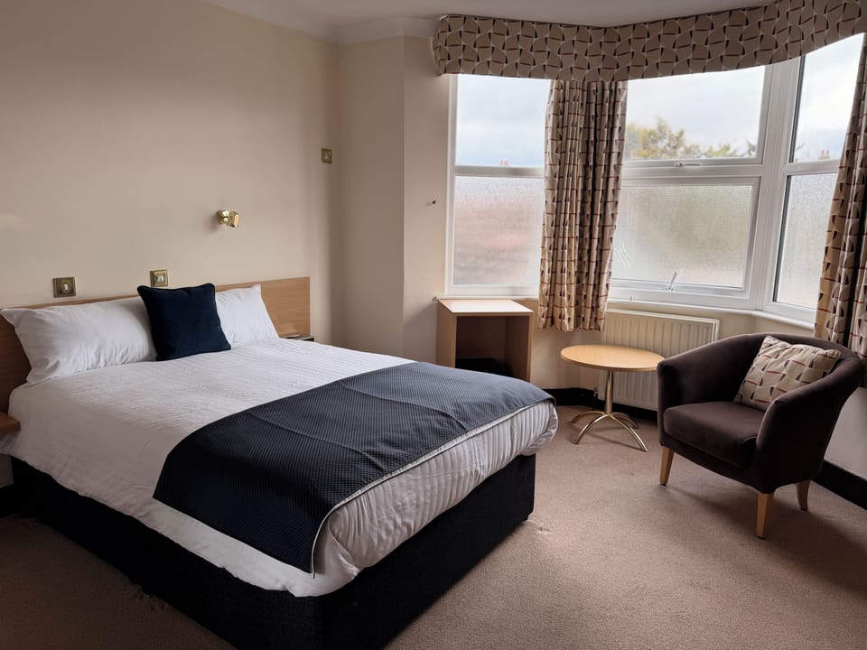 In-room safe, desk, laptop workspace, iron/ironing board