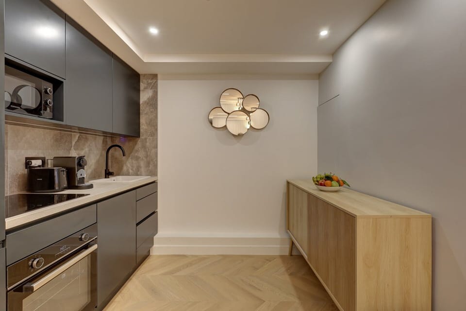 Apartment | Private kitchen | Cleaning supplies