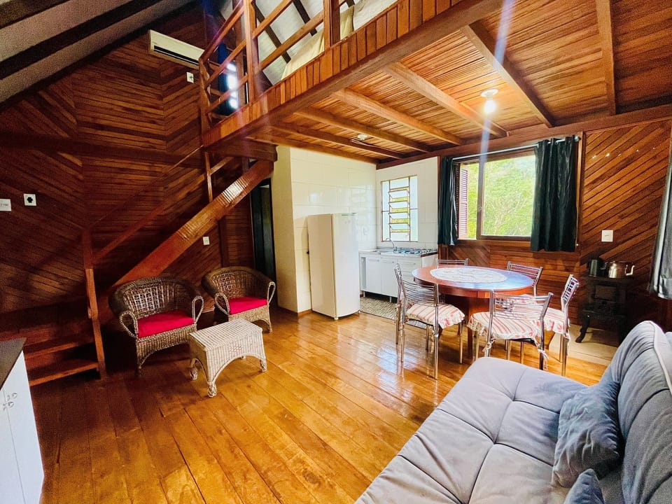 Basic Cabin | Living area | 32-inch Smart TV with digital channels