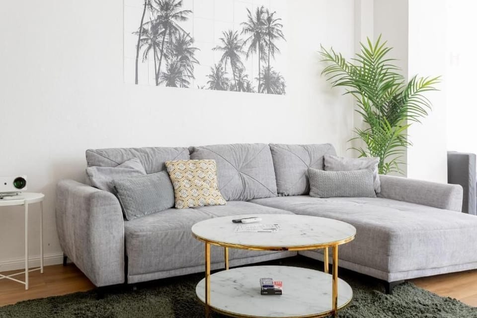 Design Condo, Kitchen, Garden View | Living area | Flat-screen TV