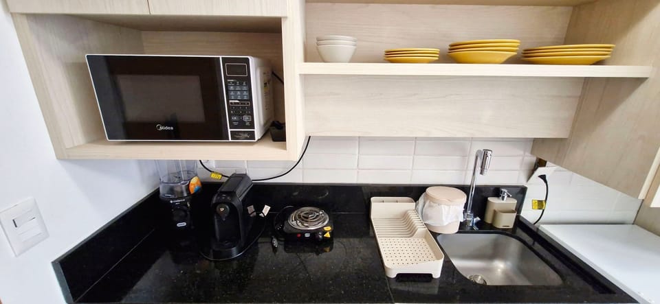 Apartment | Private kitchen | Fridge, microwave, blender