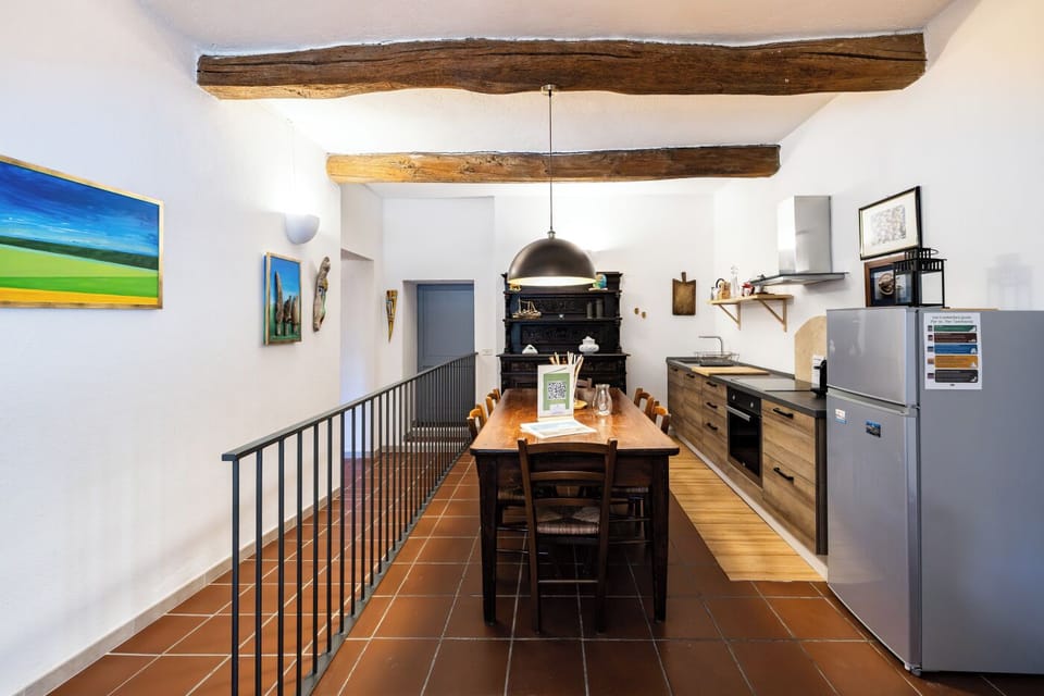 Apartment, Garden View | Private kitchen | Fridge, stovetop, espresso maker, toaster