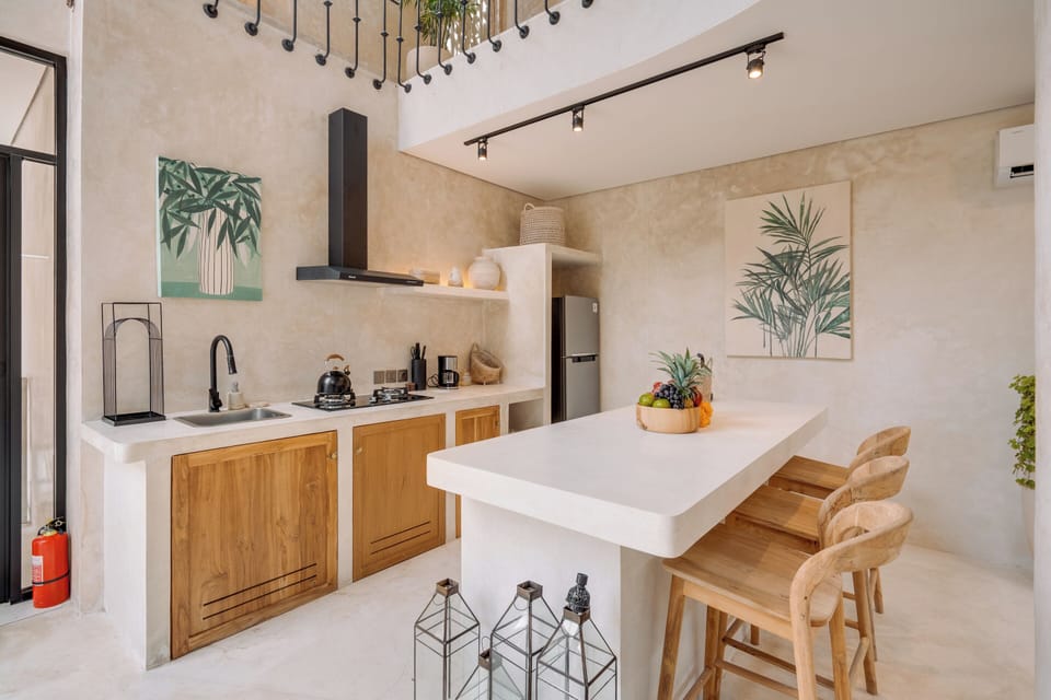 Villa, 2 Bedrooms, Private Pool, Pool View | Private kitchen | Fridge, stovetop, coffee/tea maker, toaster