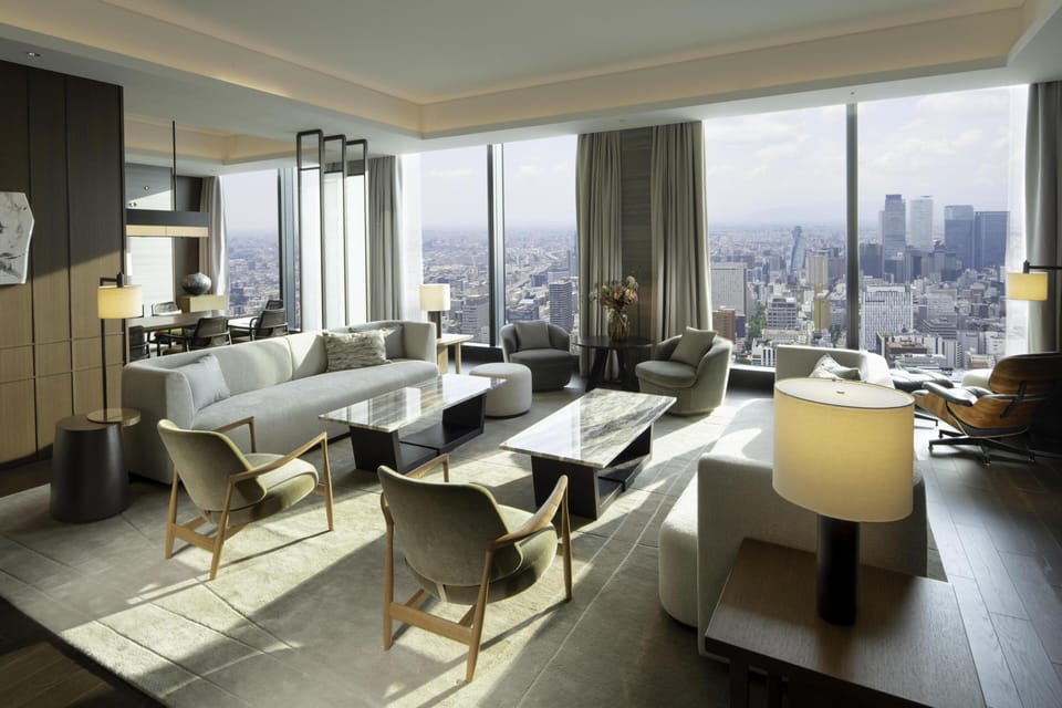 Suite, 1 King Bed (Conrad) | Living area | 55-inch flat-screen TV with digital channels
