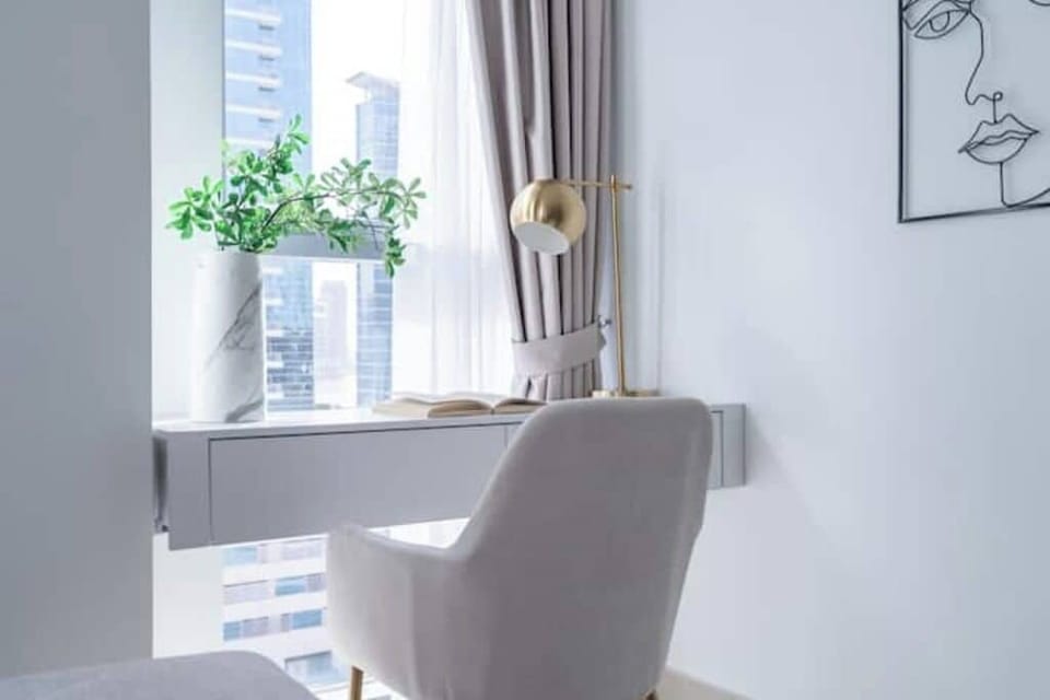 Luxury Apartment, Balcony, City View | In-room safe, individually decorated, individually furnished, desk