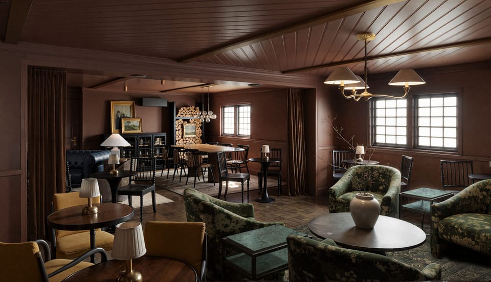 Lobby sitting area