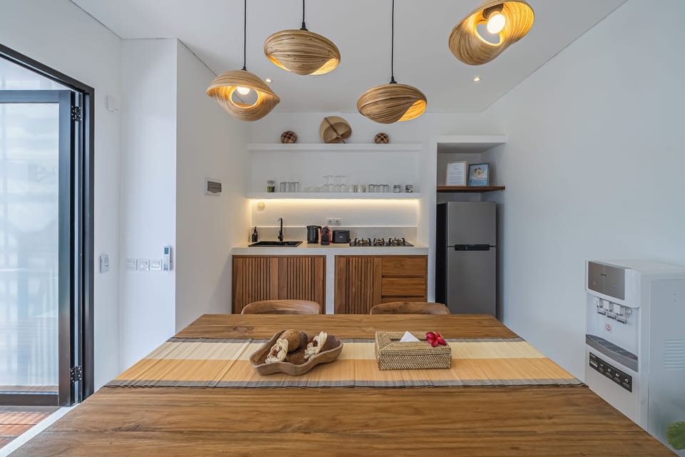Villa Dara | Private kitchen | Fridge, stovetop, coffee/tea maker, toaster