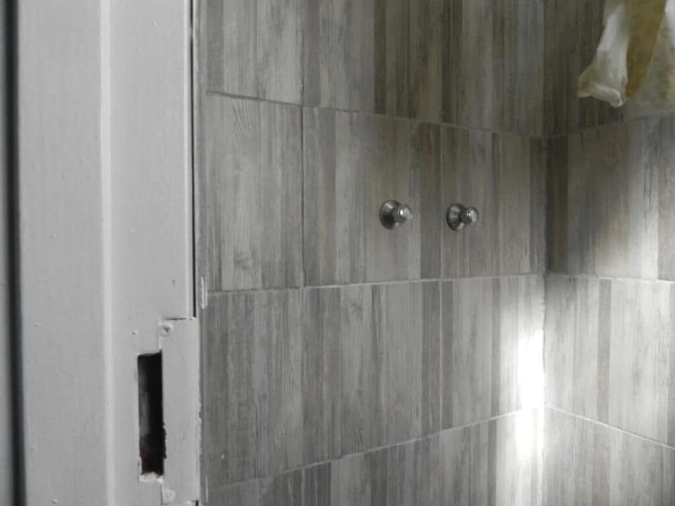 Shower, soap, toilet paper